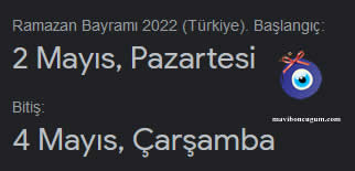 Bayram Tatili 2022